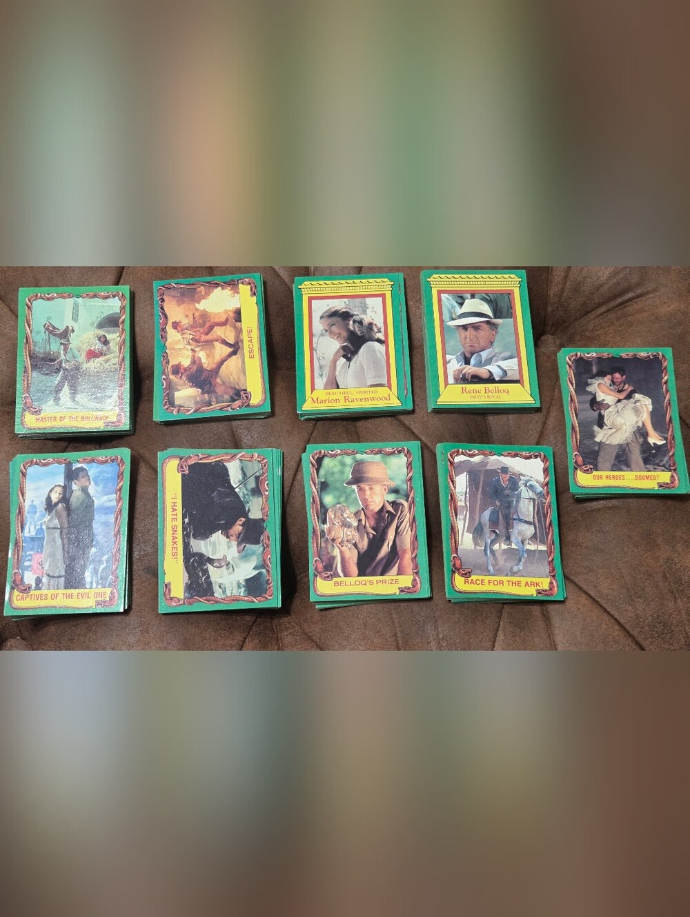 Vintage 1981 Raiders of the Lost Ark Trading Cards